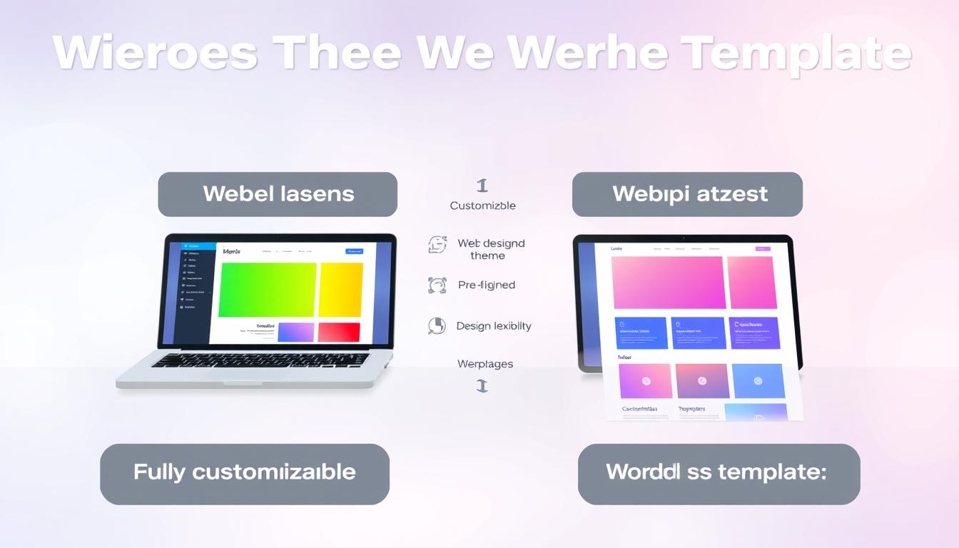 wordpress theme vs template